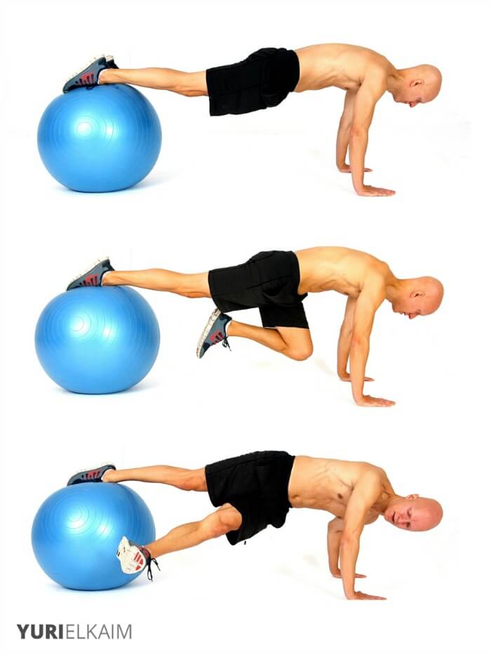 5 Day Gym Ball Exercises For Lower Back Pain for Beginner