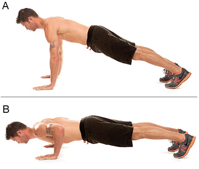 traditional push ups