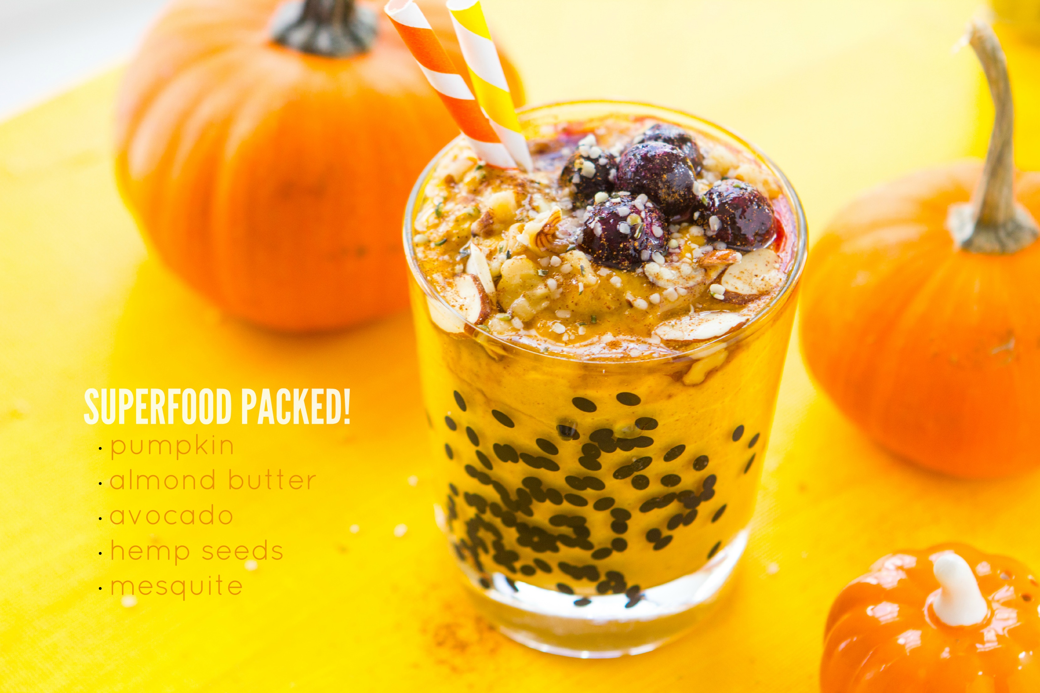 Healthy Pumpkin Smoothie (Superfood-Packed) | Yuri Elkaim