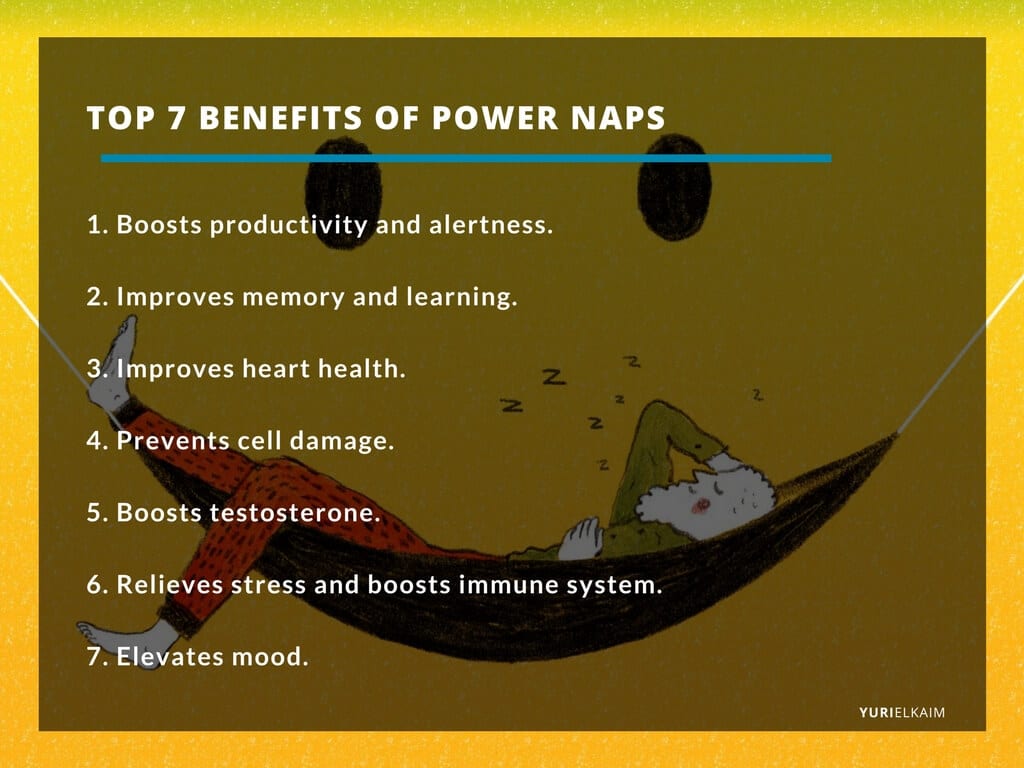 7 Big Time Benefits of Power Naps (And How to Do It) | Yuri Elkaim