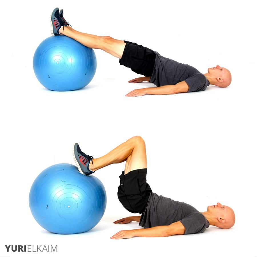 balance ball core exercises