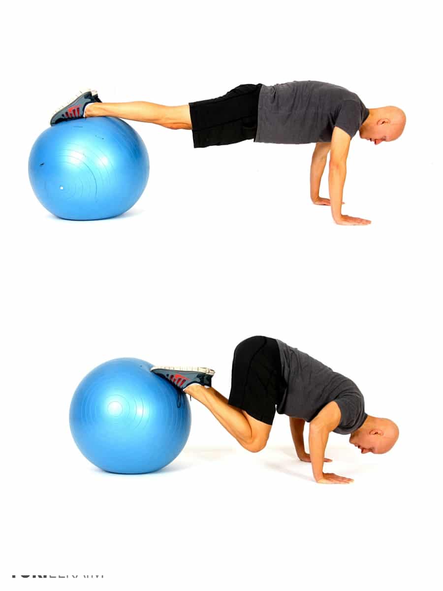 fitball core exercises