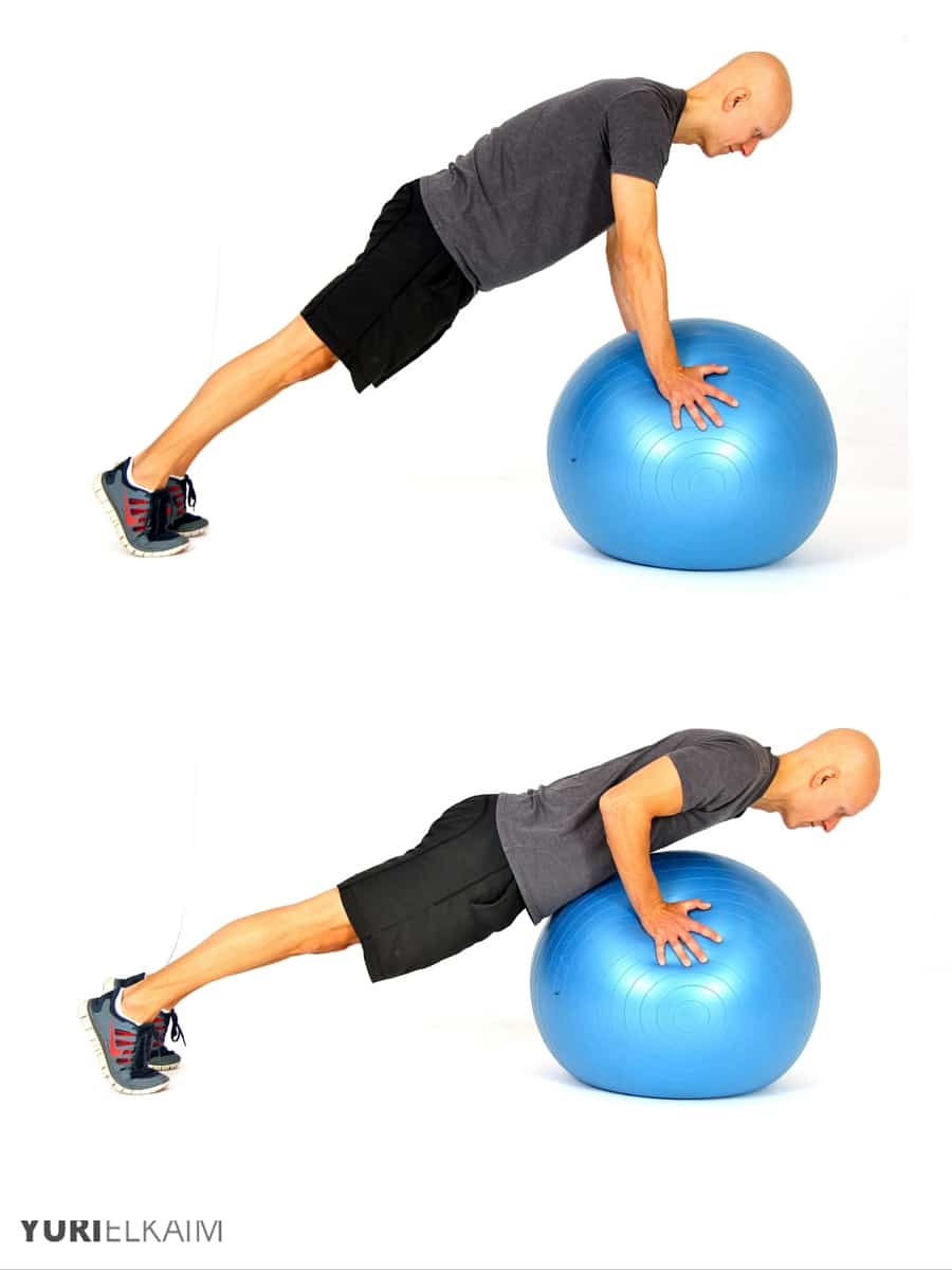 fitball core exercises