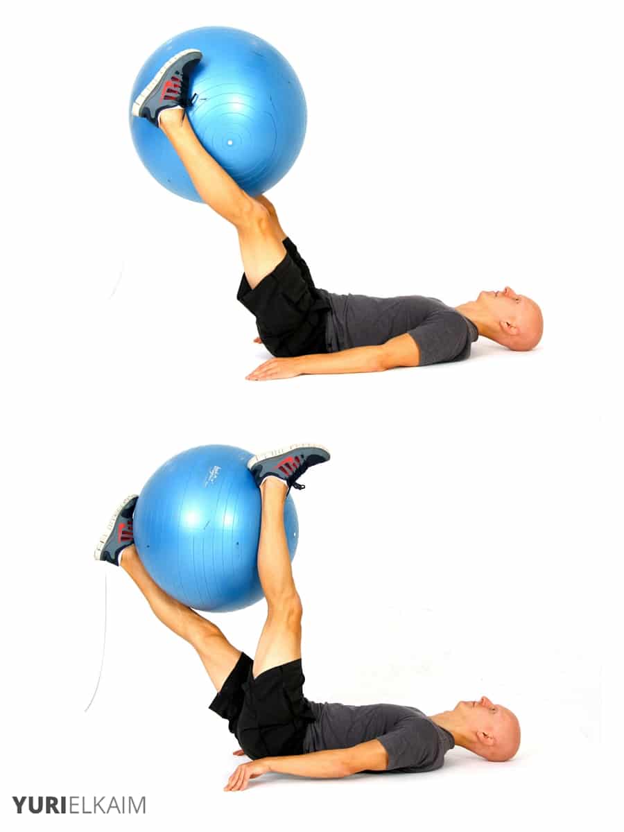 stability ball lower body exercises