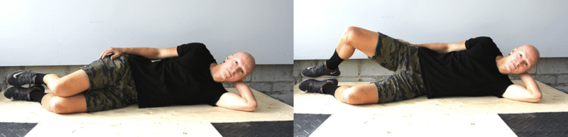 Best Glute Exercises - Side Lying Clams