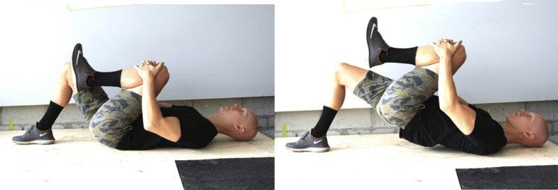 Best Glute Exercises - Knee Tuck Hip Bridge