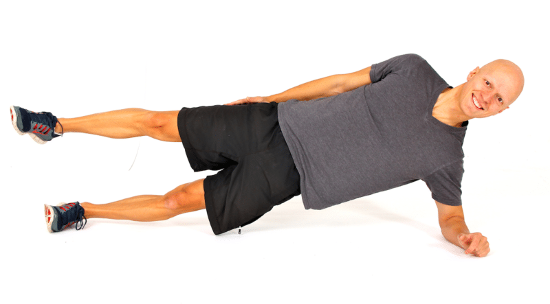 Best Glute Exercises - Side Plank with Leg Lift