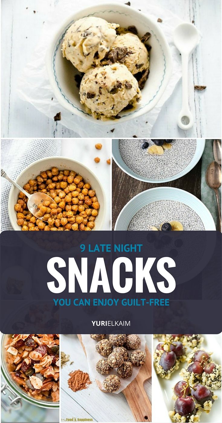 Ongebruikt 9 Healthy Midnight Snacks You Can Enjoy Guilt-Free | Yuri Elkaim QP-24
