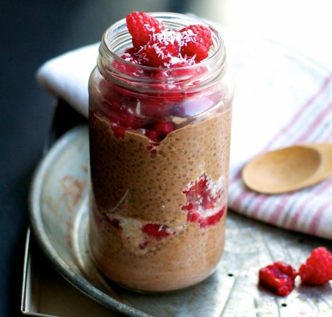 Helpful Raw Food Ideas and Tips Beginners Will Like-Chocolate Chia Parfait - Vegan Culinary Crusade