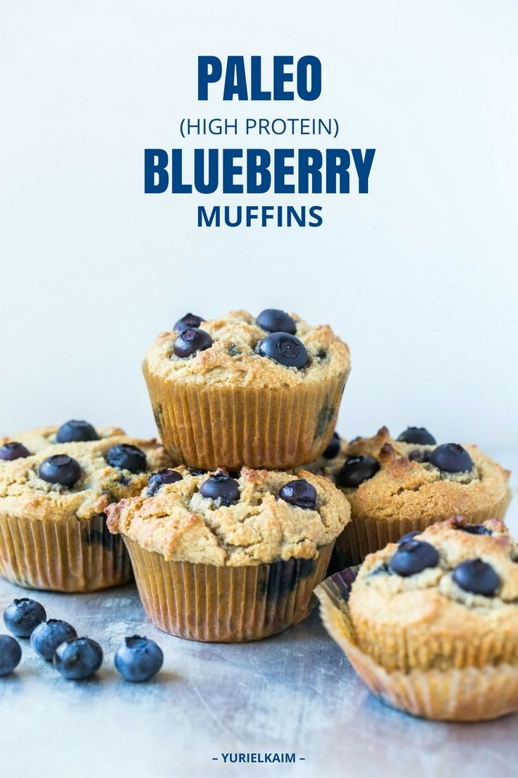 High Protein Blueberry Muffins Recipe