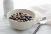 Blueberry Cream of Almond Paleo Porridge Blueberry Cream of Almond Paleo Porridge