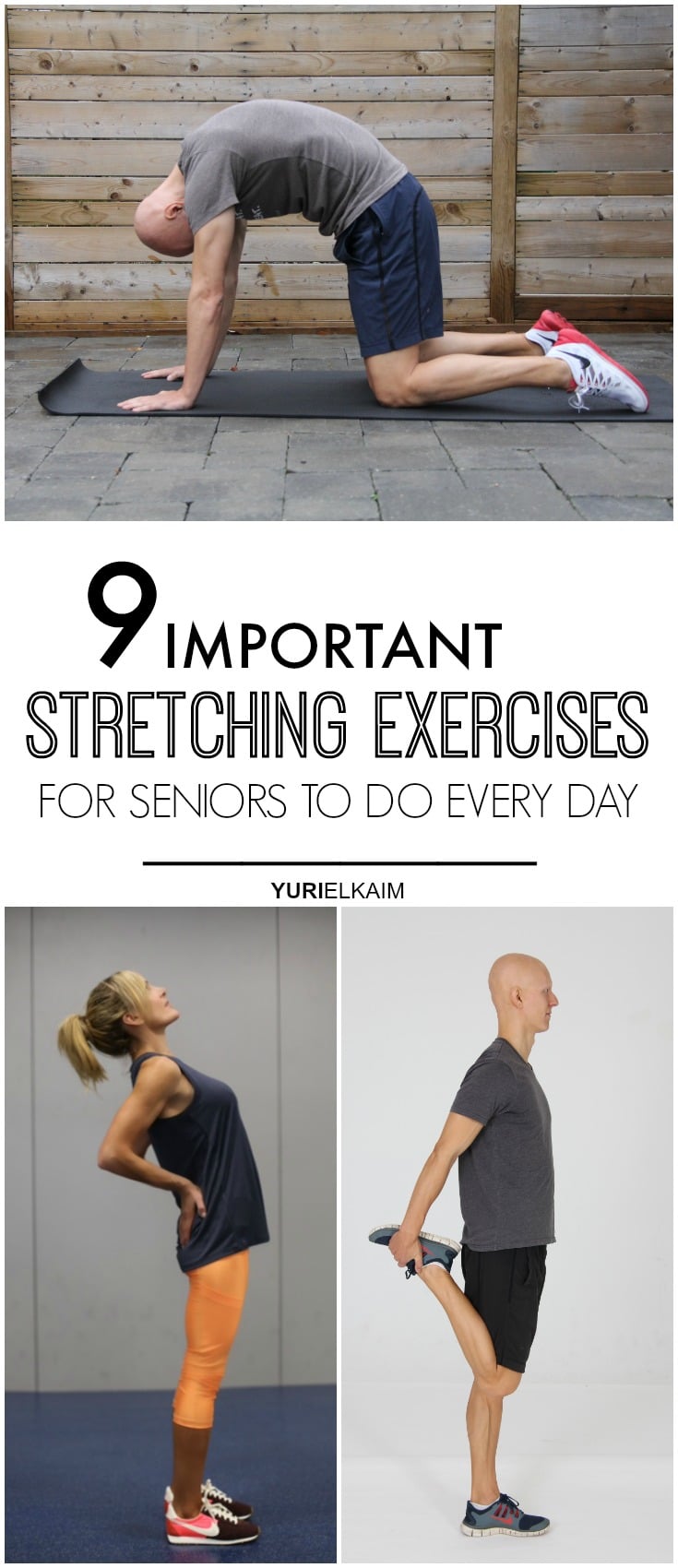 9 Important Stretching Exercises for Seniors to Do Every Day | Yuri Elkaim