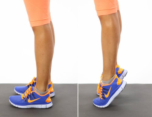 Exercises to Strengthen Knees - Heel Raises
