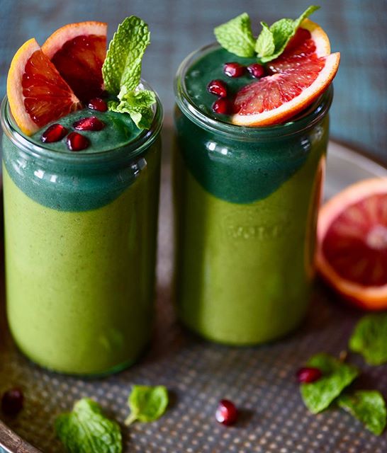 Healthy Juices And Smoothies-Chlorella And Spirulina Detox Smoothie via Superfood Runner via The Feed Feed