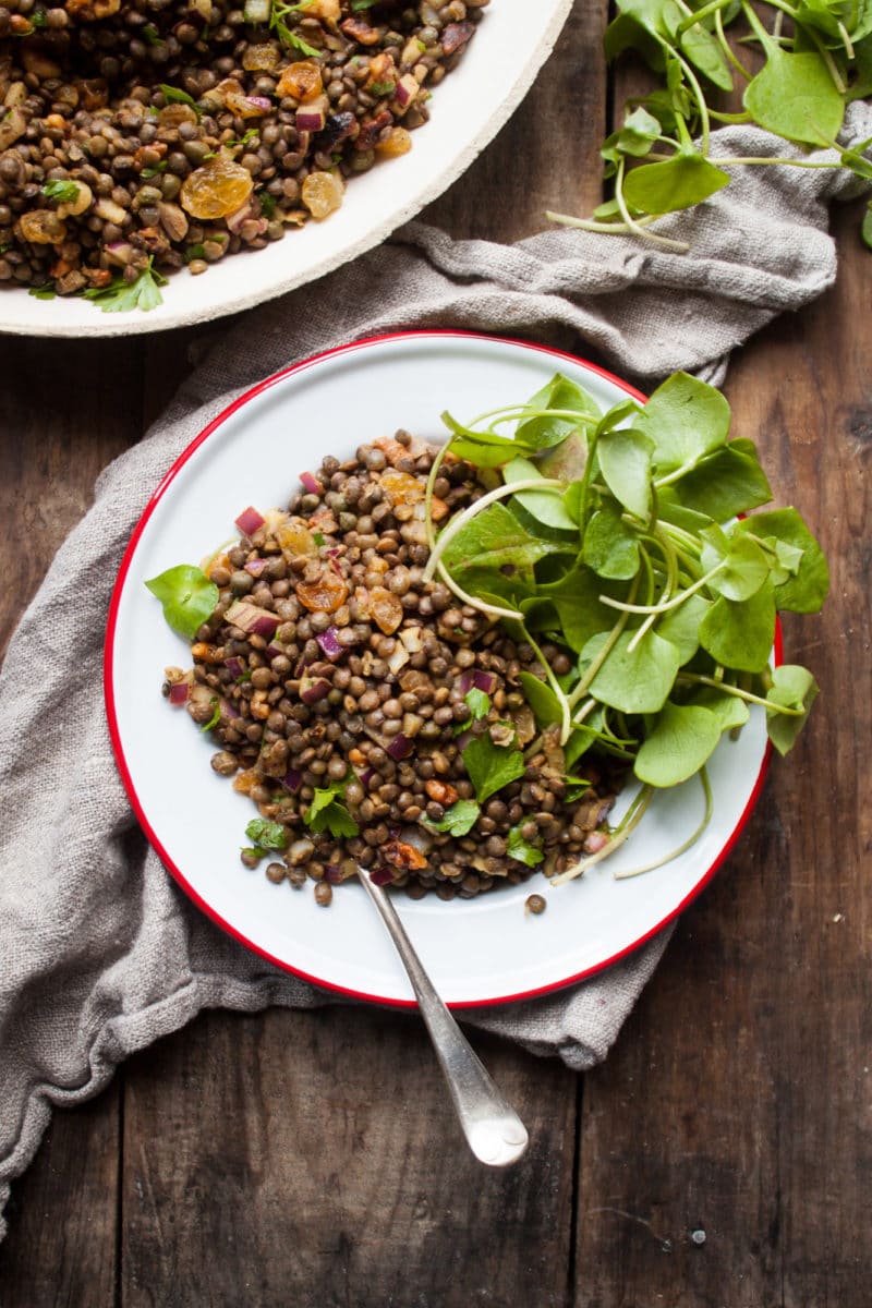The Best Ever French Lentil Salad via In Pursuit of More